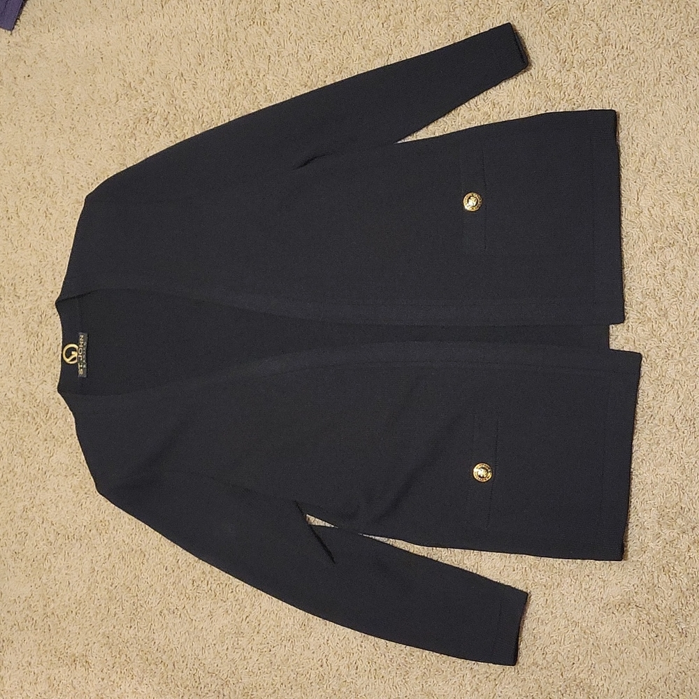St. John Basics Black Sweater, Women's Size Medium, Like New!